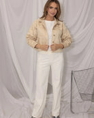 Kimara Emmi Jacket Light Gold full outfit view
