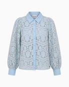 Kimara Fabienne blouse blue front view