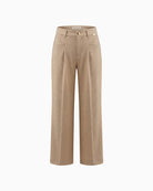 Kimara Ivy Lurex trouser champagne waistband detail