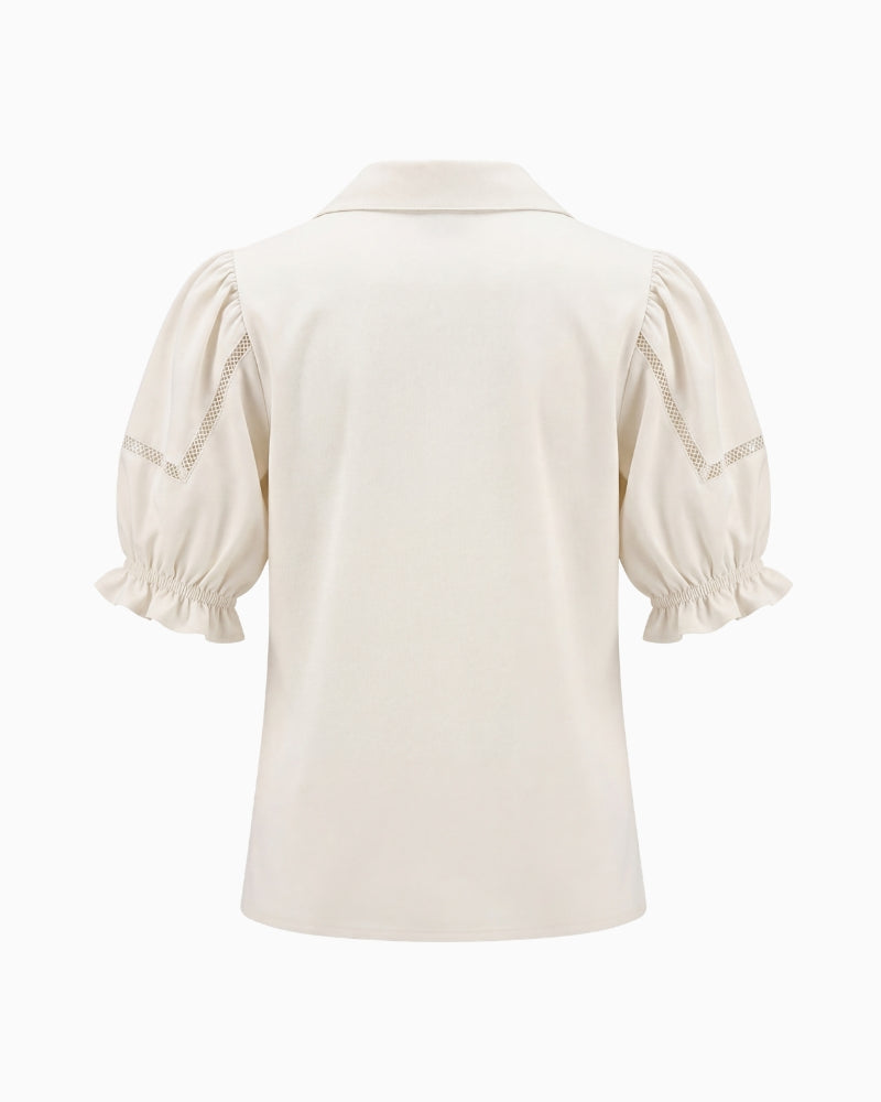 Kimara Janine blouse off white back view