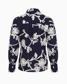 Kimara Jasmin blouse navy back view