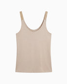 Kimara Josie champagne fitted top back view