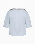 Kimara Juul Top Light Blue back view