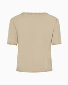 Kimara Kate top beige back view