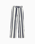 Kimara Mara Pants in White and Navy front view