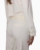 Kimara Renata Pants Silver White waistband detail