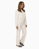 Kimara Renata Pants Silver White side view