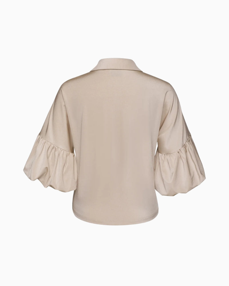 Kimara Senna blouse champagne back view