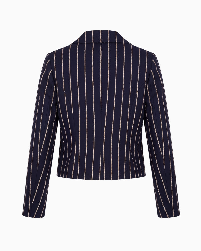 Kimara Vento blazer navy back view