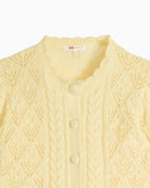 Close-up of Levi’s Pauline cardigan pointelle knit texture – Áines Boutique