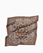 Levi’s bandana, close-up of satin fabric texture – Áines Boutique
