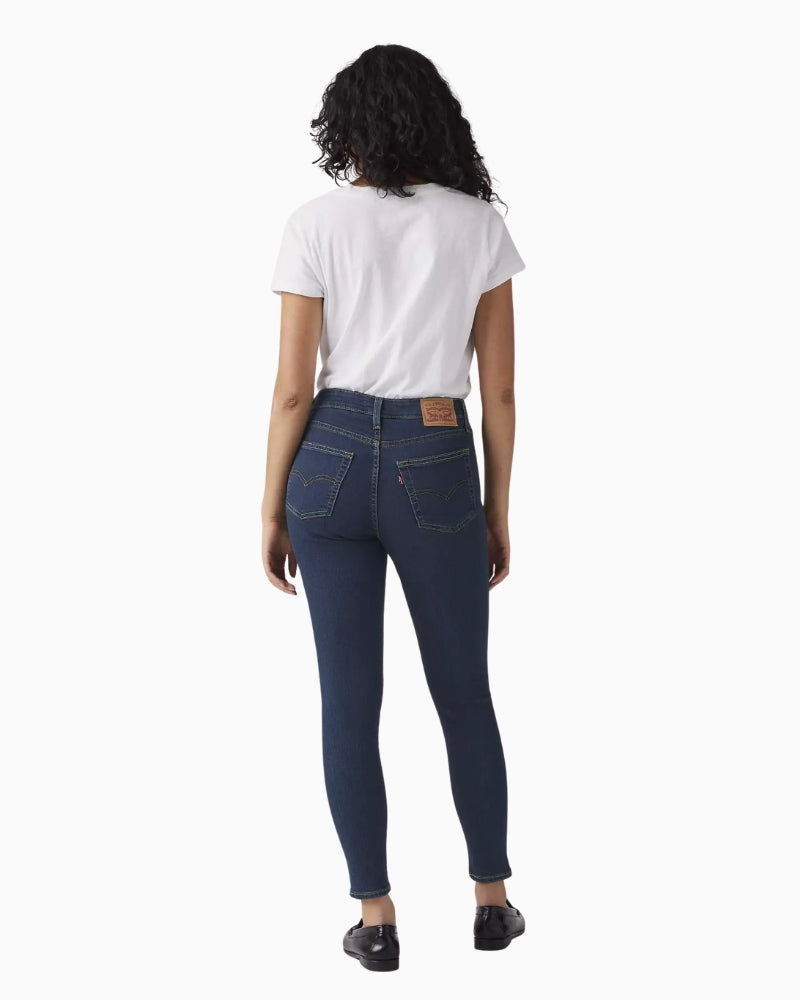 Levi's 721™ High Rise Skinny Jeans in Dark Denim back view