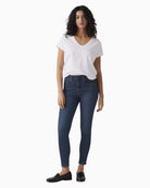 Levi's 721™ High Rise Skinny Jeans in Dark Denim front view