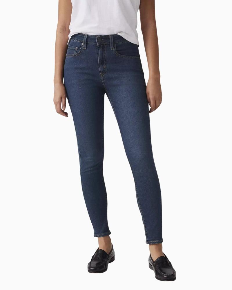 Levi's 721™ High Rise Skinny Jeans in Dark Denim front view