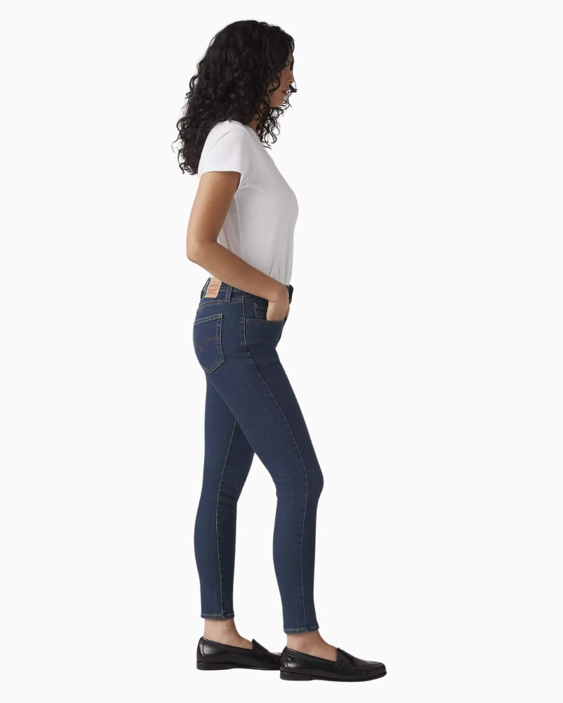Levi's 721™ High Rise Skinny Jeans in Dark Denim side view