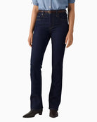 Levi's 725 High Rise Bootcut Jeans in Dark Denim front view