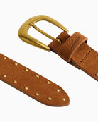 Levi's Bella Studded Belt in Brown stud detail