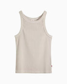 Levi’s Garment Dye Essential Racer Tank beige front view