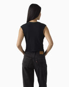 Levi's Jemma Knot Tee black back view
