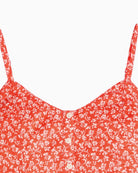 Levi's Monet blouse red strap detail