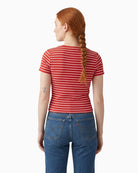 Levi’s Muse SS Tee red and white striped back view