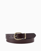 Levi's Phoebe Belt in Brown rolled view