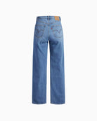 Levi's Ribcage Full Length Denim in Dance Around - Medium Wash back detail