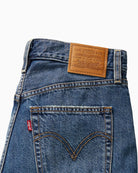 Levi’s Ribcage wide leg jeans dark wash, back pocket detail – Áines Boutique