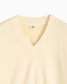 Levi's Vintage V-neck Sweatshirt cream V-neck detail
