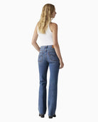 Levi's Wedgie Bootcut Jeans in Denim back view