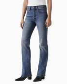 Levi's Wedgie Bootcut Jeans in Denim front view