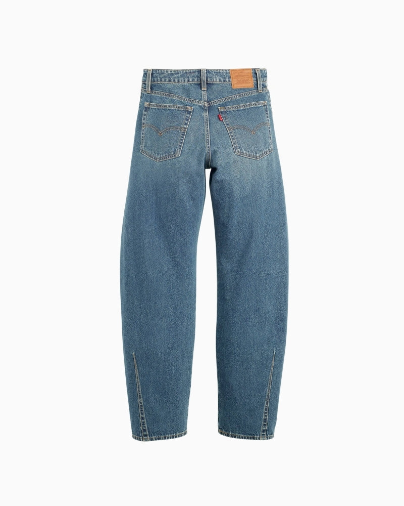 Levi’s Baggy Dad Barrel jeans back view five pocket styling – Áines Boutique