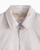 Levi’s Bowie Cropped Bomber Jacket centre zip front detail – Áines Boutique