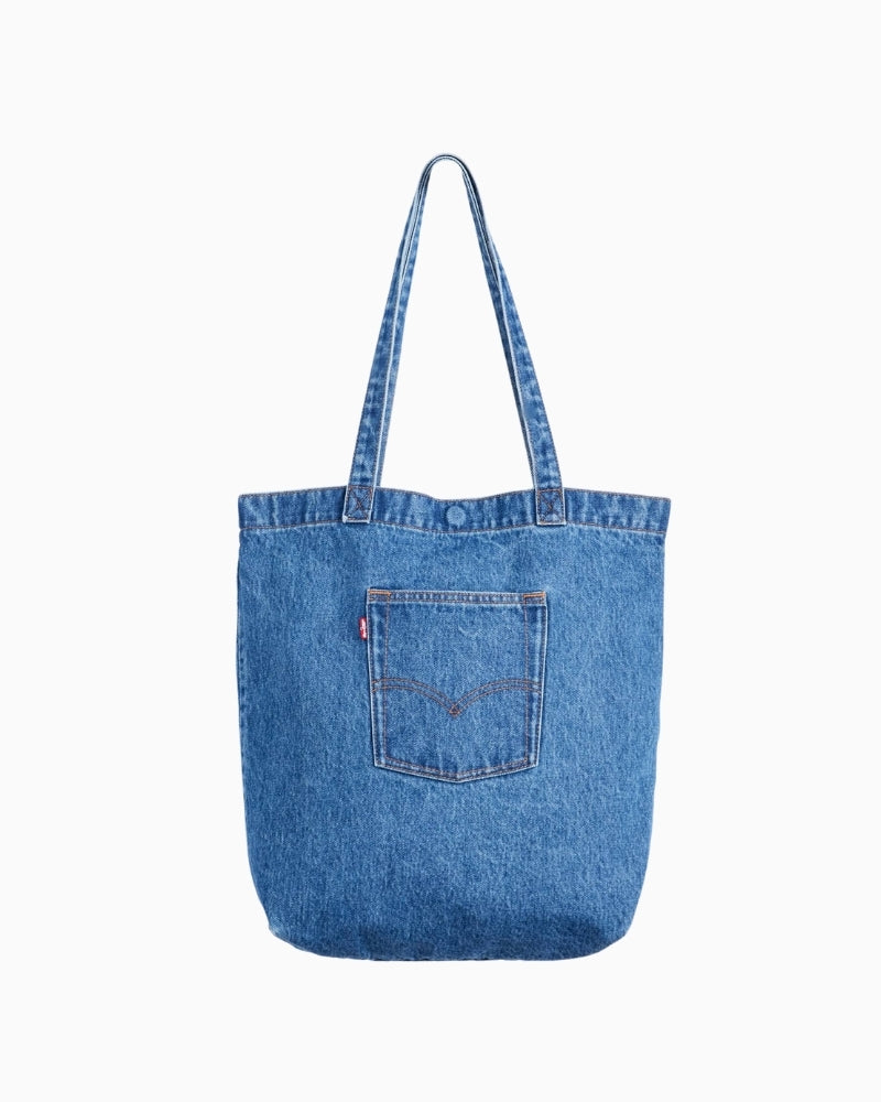 Levi’s Denim Tote Bag front view – Áines Boutique
