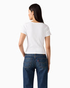 Levi’s Essential Square Neck Tee woman wearing top back view – Áines Boutique