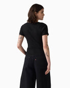 Levi’s Essential Square Neck Tee woman wearing top back view – Áines Boutique
