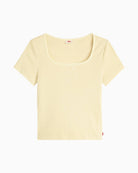Levi’s Essential Square Neck Tee top front view – Áines Boutique