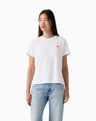Levi’s Favorite Cotton Tee woman wearing top front view – Áines Boutique