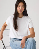 Levi’s Favorite Cotton Tee cotton jersey fabric close-up – Áines Boutique