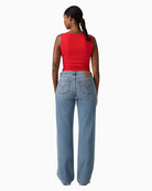 Levi’s Low Loose Jeans woman wearing jeans back view – Áines Boutique
