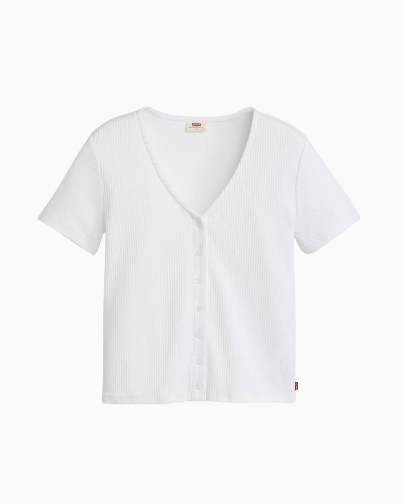 Levi’s Muse Short Sleeve Tee top front view – Áines Boutique