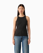 Levi’s Pride Racer Tank woman wearing top front view – Áines Boutique