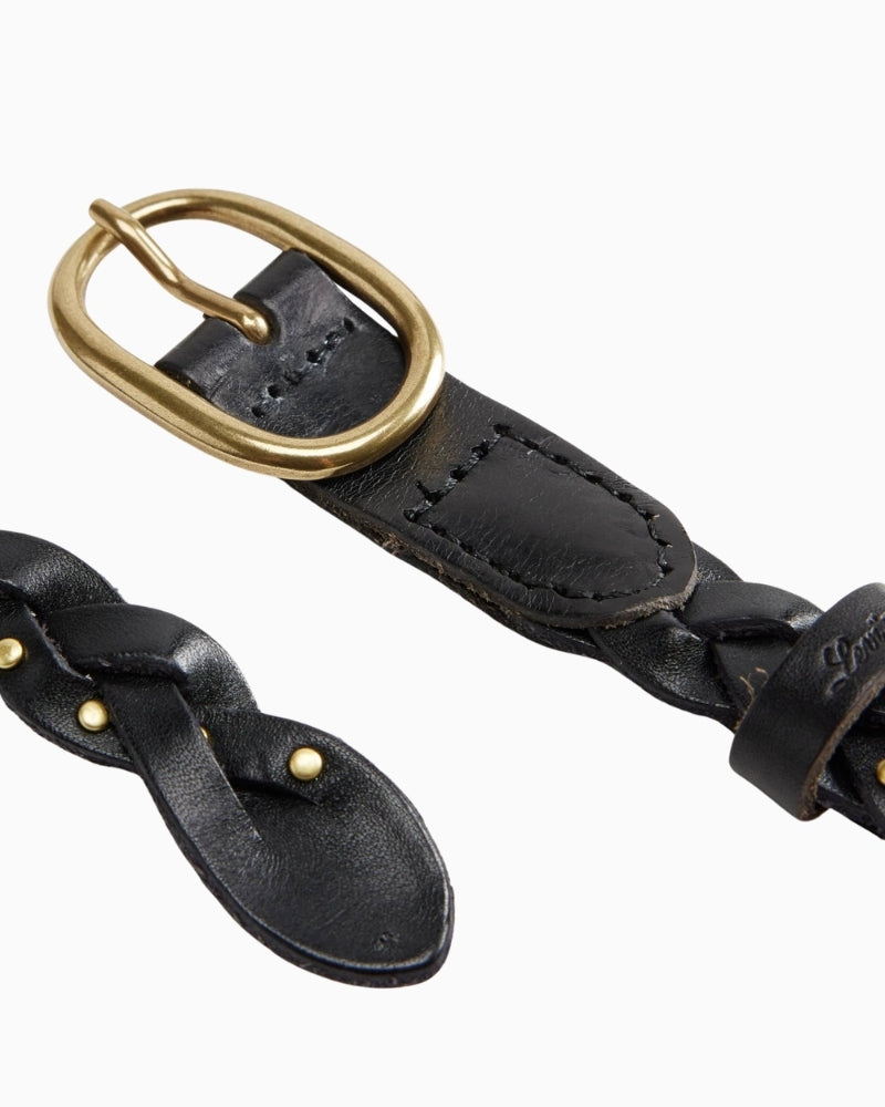 Levi’s Taylor Braided Belt full length view with buckle – Áines Boutique