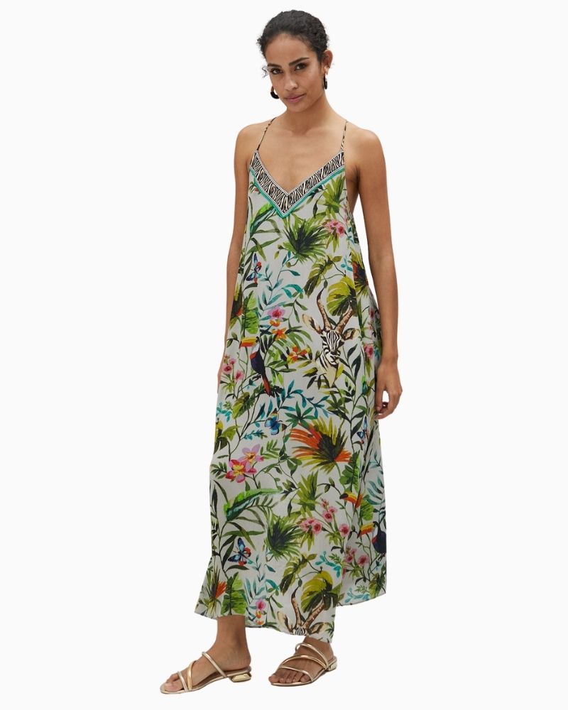 Lola Casademunt - Long Jungle Print Dress