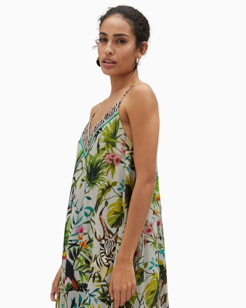 Lola Casademunt - Long Jungle Print Dress
