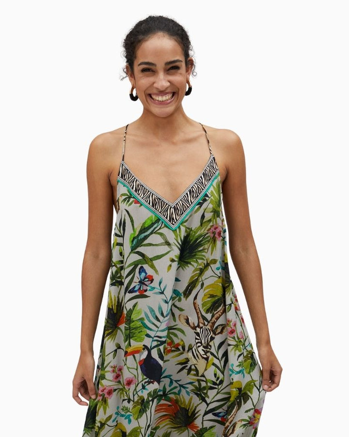 Lola Casademunt - Long Jungle Print Dress