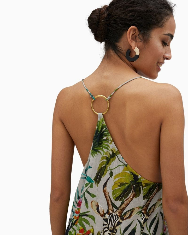 Lola Casademunt - Long Jungle Print Dress