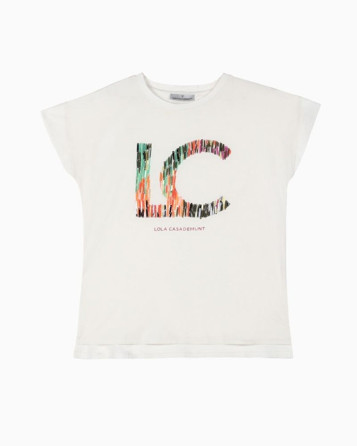 Lola Casademunt - Multistripe Logo T-Shirt