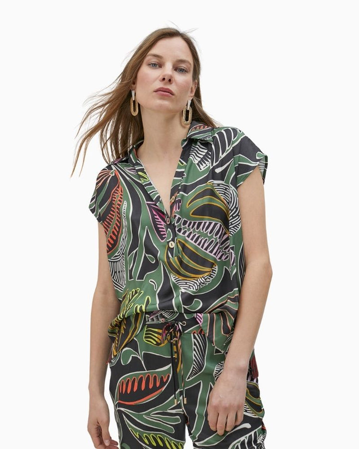 Lola Casademunt - Tropical Print Blouse 