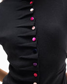 Lola Casademunt Multicolor Button Vest multicolour button detail